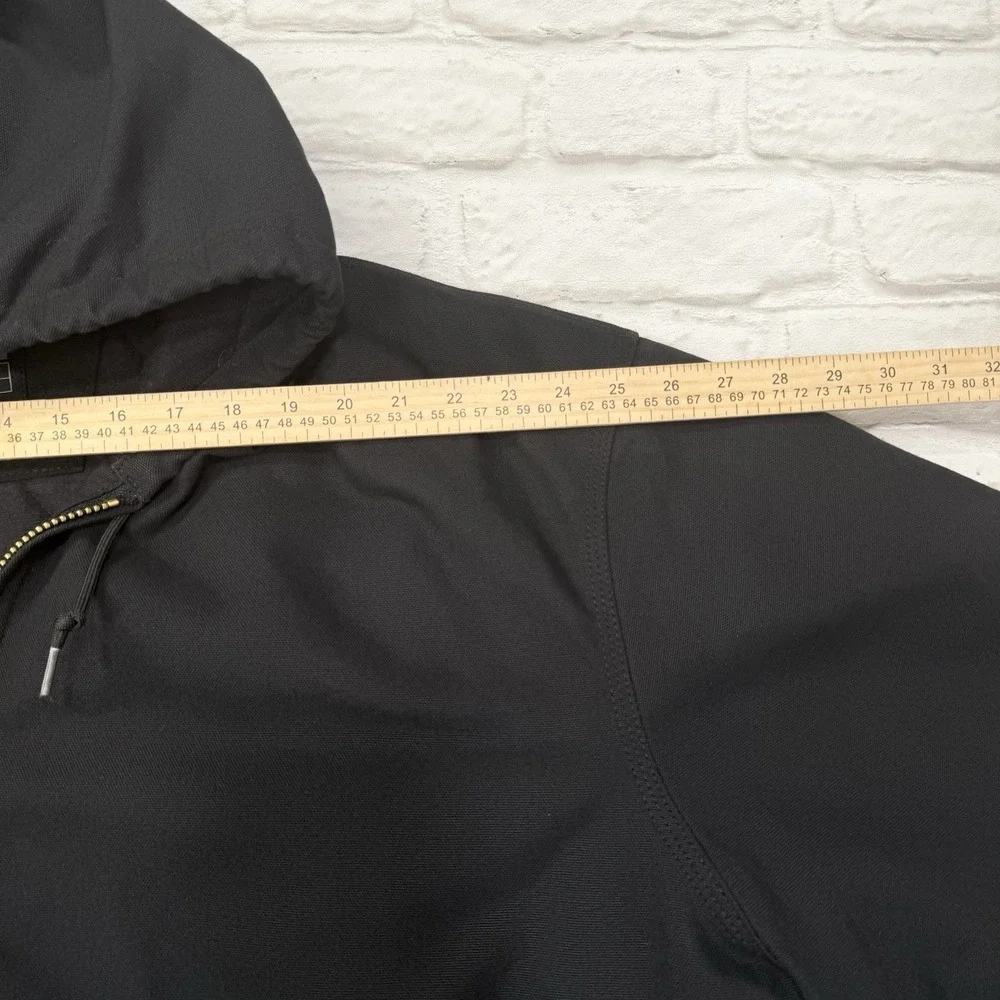 Carhartt J0140 Jacket 4XL Black Duck Canvas‎ Insulated Quilted Lined Work Coat